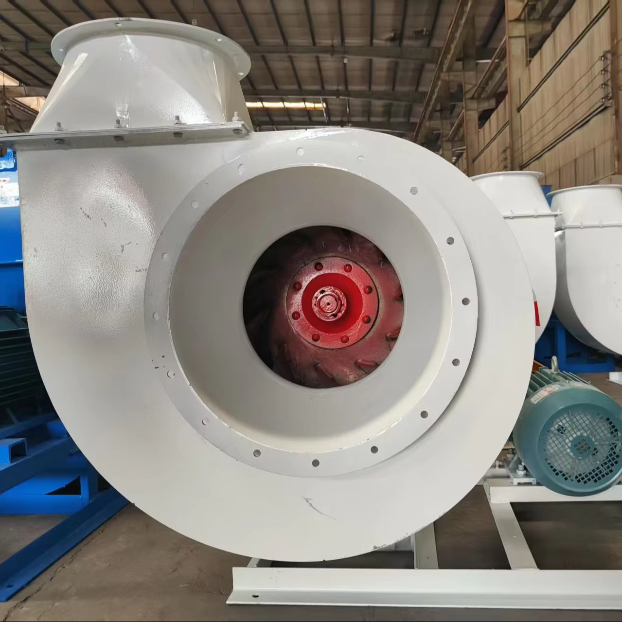 AC Centrifugal Cast Iron Fan for Indoor Ventilation Cooling Dust Removal Customizable OEM for Hotels Shopping Malls 380V